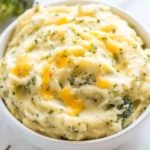 Broccoli Cheddar Mashed Potatoes