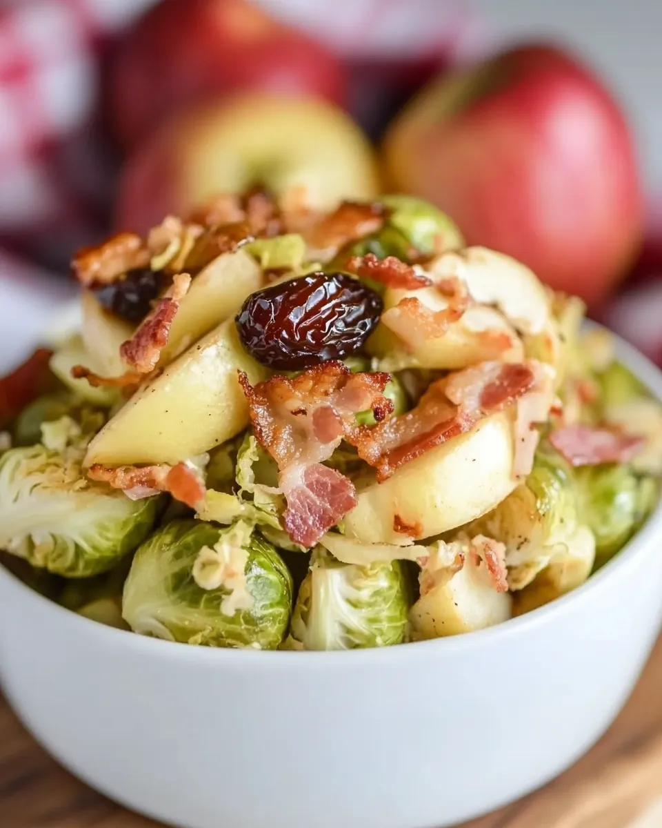 Brussel Sprouts with Bacon, Dates, and Apples - Image 2