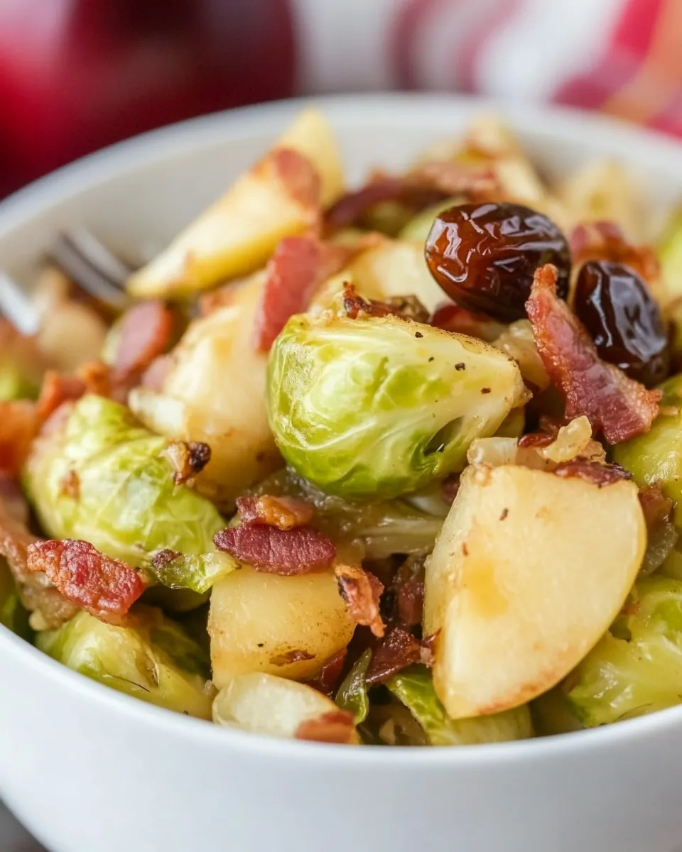 Brussel Sprouts with Bacon, Dates, and Apples - Image 5