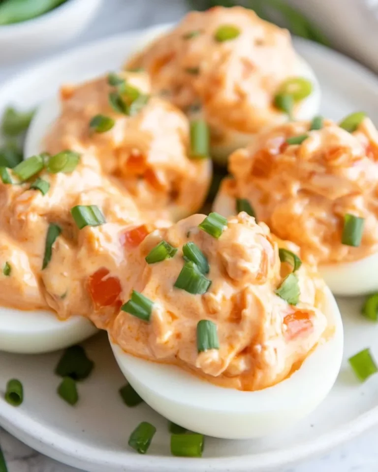 Buffalo Chicken Deviled Eggs3