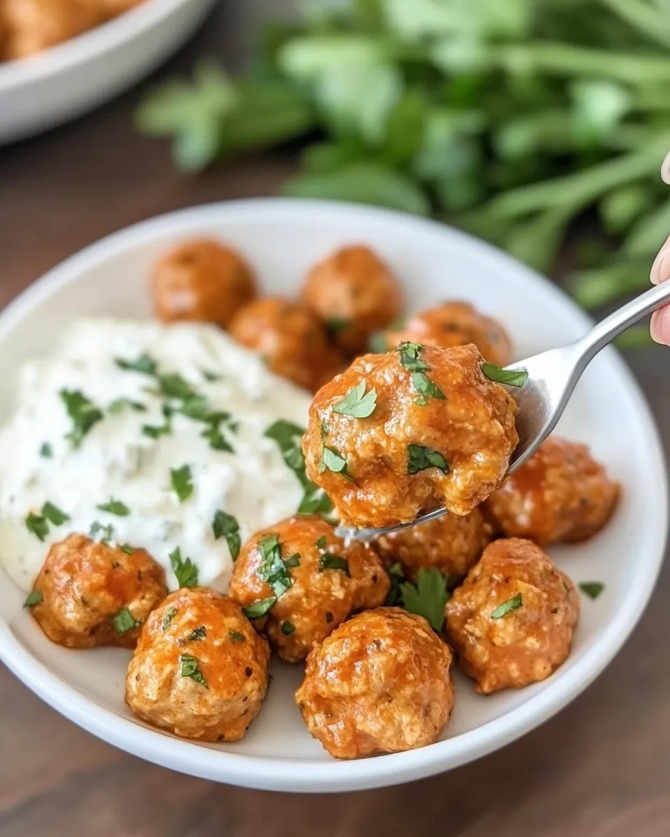Buffalo Chicken Meatballs - Image 3
