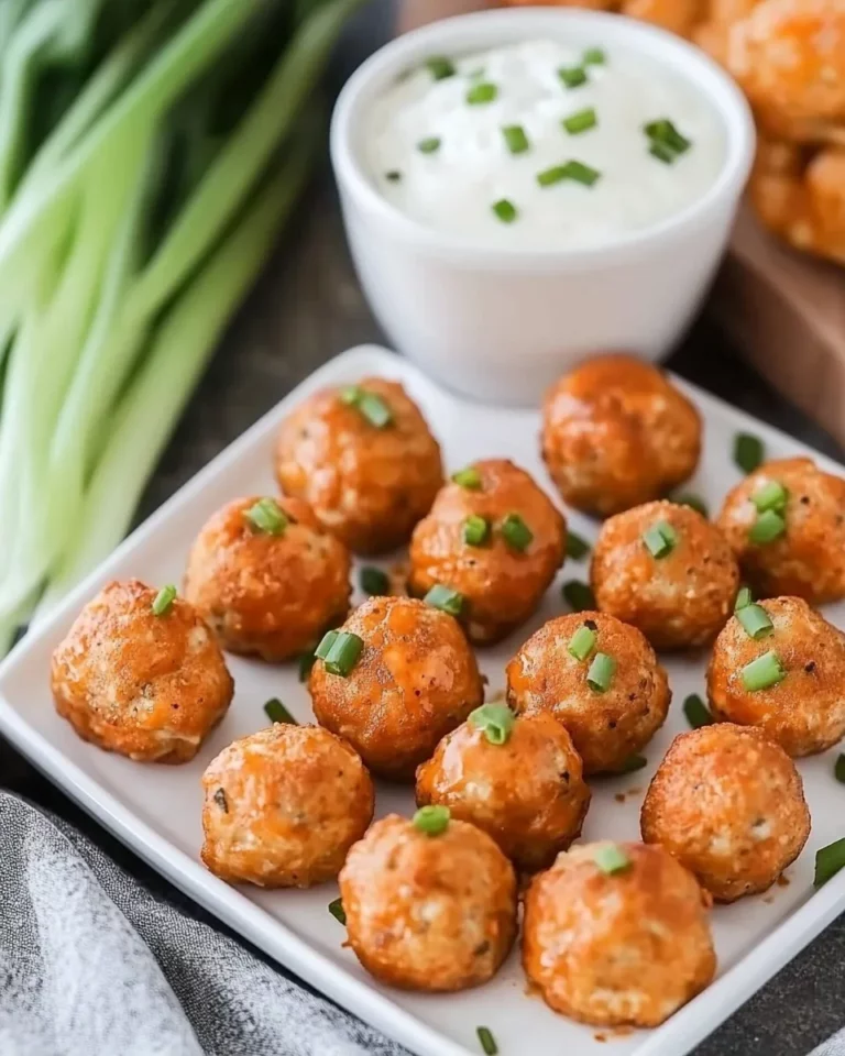Buffalo Chicken Meatballs3