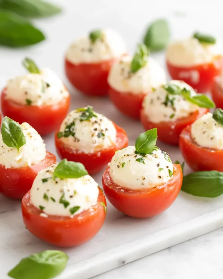 Caprese Tomato Bites