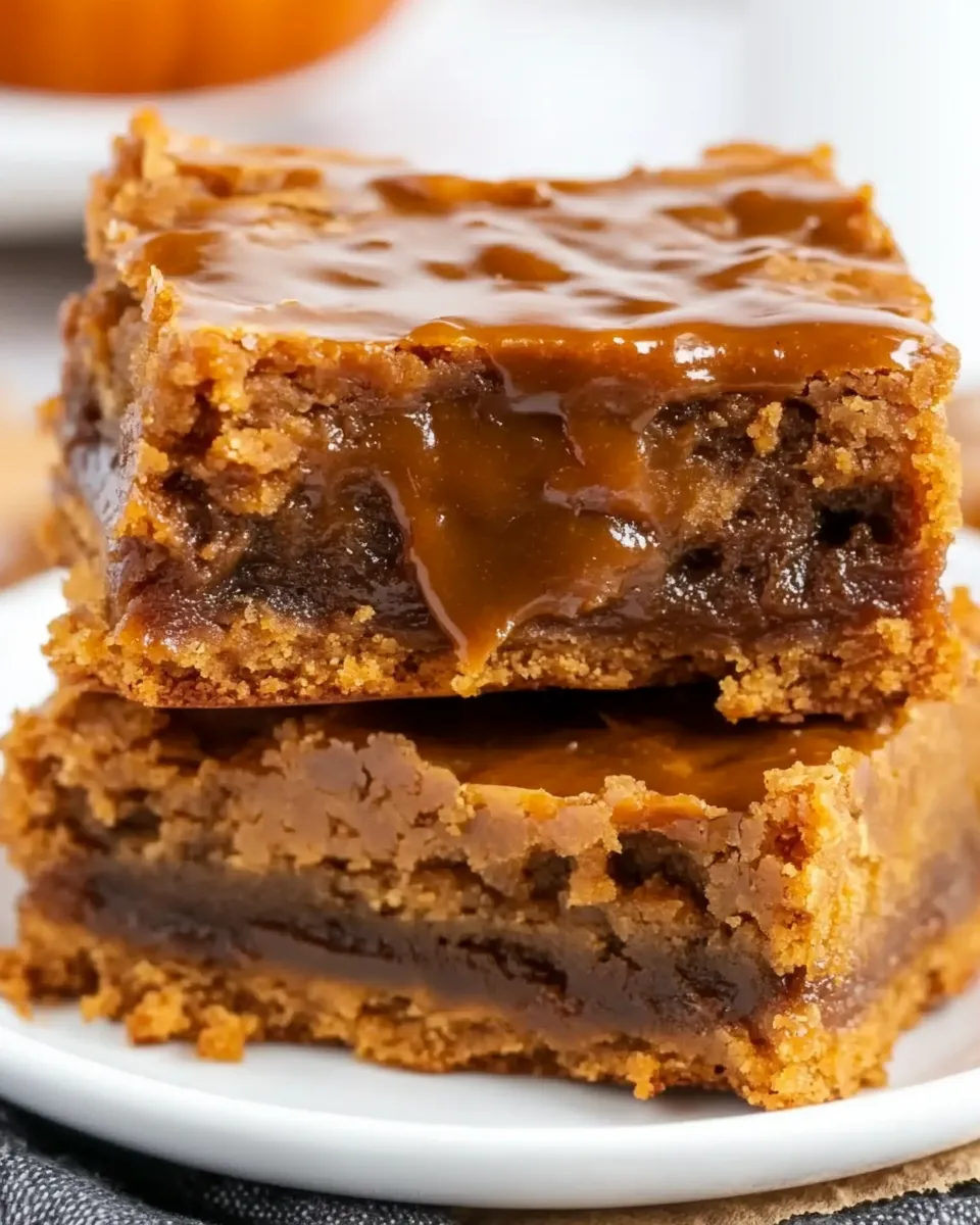 Caramel Pumpkin Blondies - Image 4