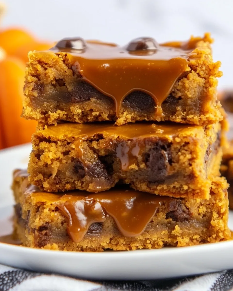 Caramel Pumpkin Blondies - Image 2