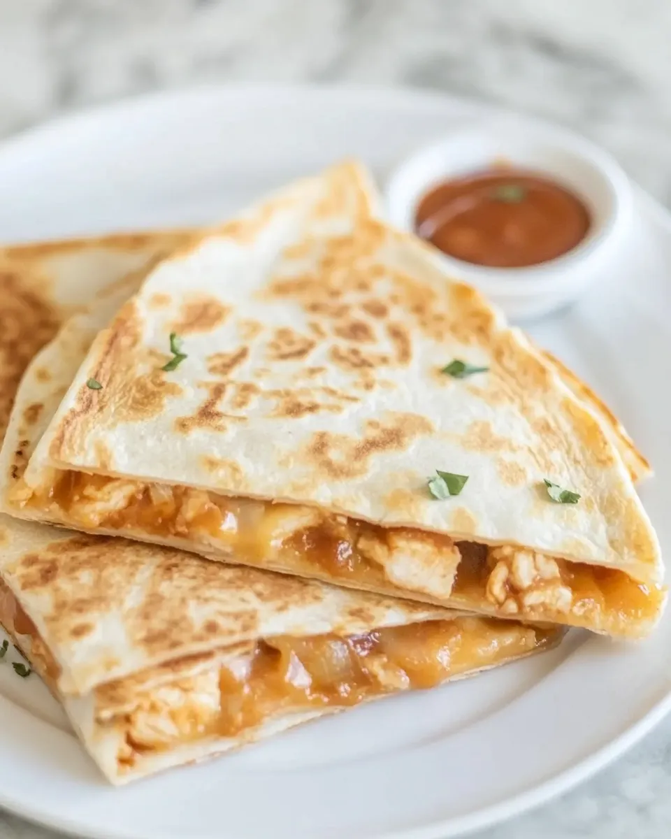 Cheesy BBQ Chicken Quesadillas - Image 5
