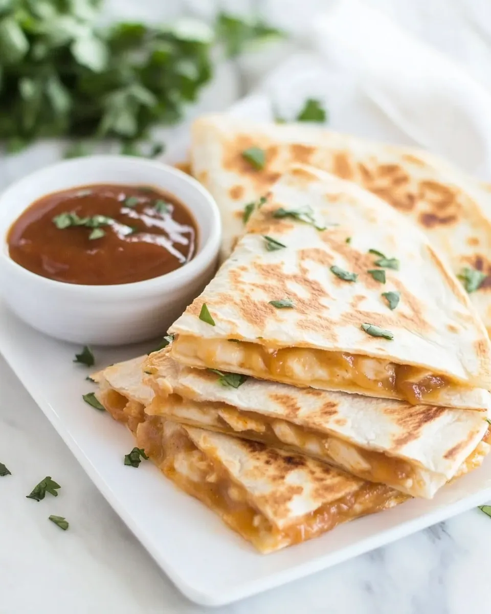 Cheesy BBQ Chicken Quesadillas - Image 3