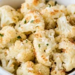 Cheesy Roasted Cauliflower Recipe1