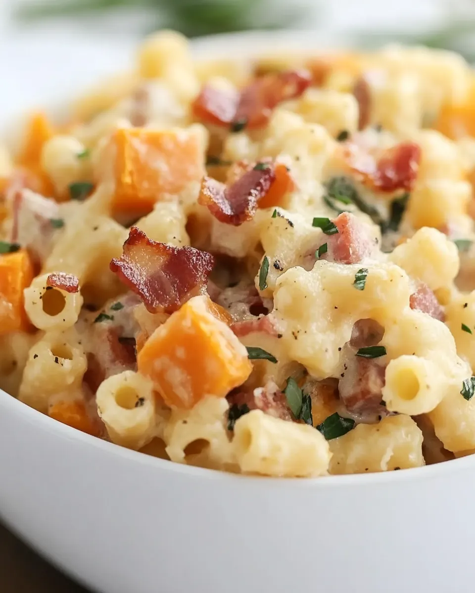Cheesy Sausage, Bacon and Sweet Potato Pasta Bake - Image 5
