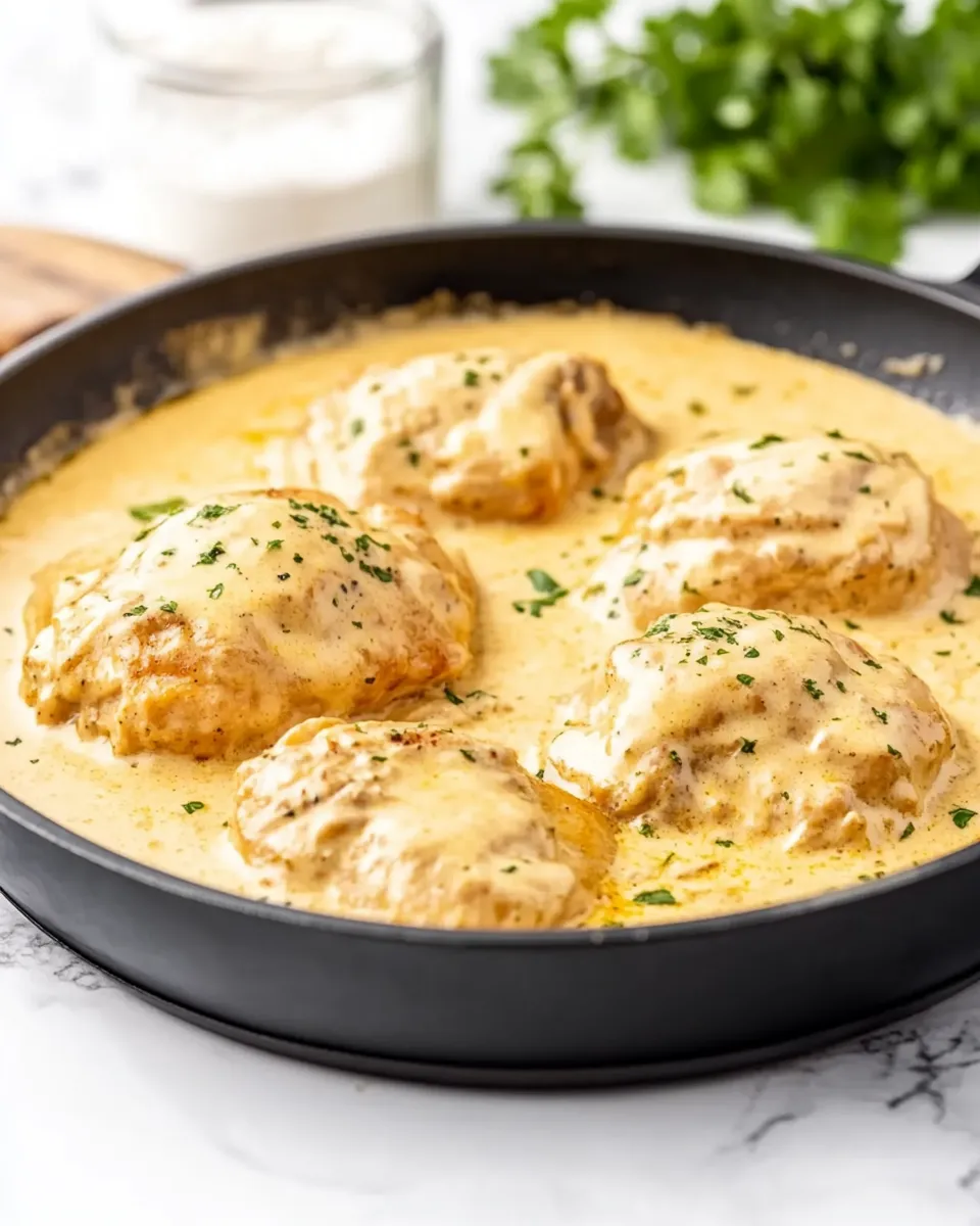 Cheesy Skillet Ranch Chicken Thighs - Image 5