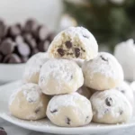Chocolate Chip Snowball Cookies