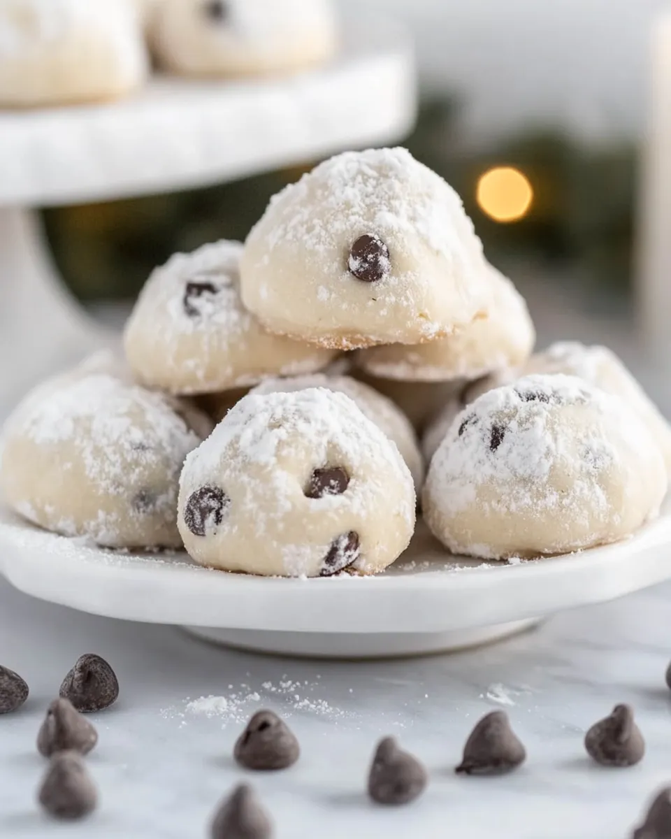Chocolate Chip Snowball Cookies - Image 5