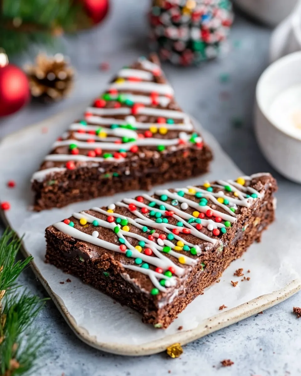 Christmas Tree Brownies - Image 2