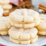 Cinnamon Spritz Sandwich Cookies