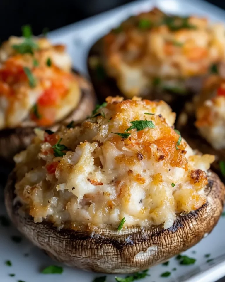 Crab Stuffed Mushrooms