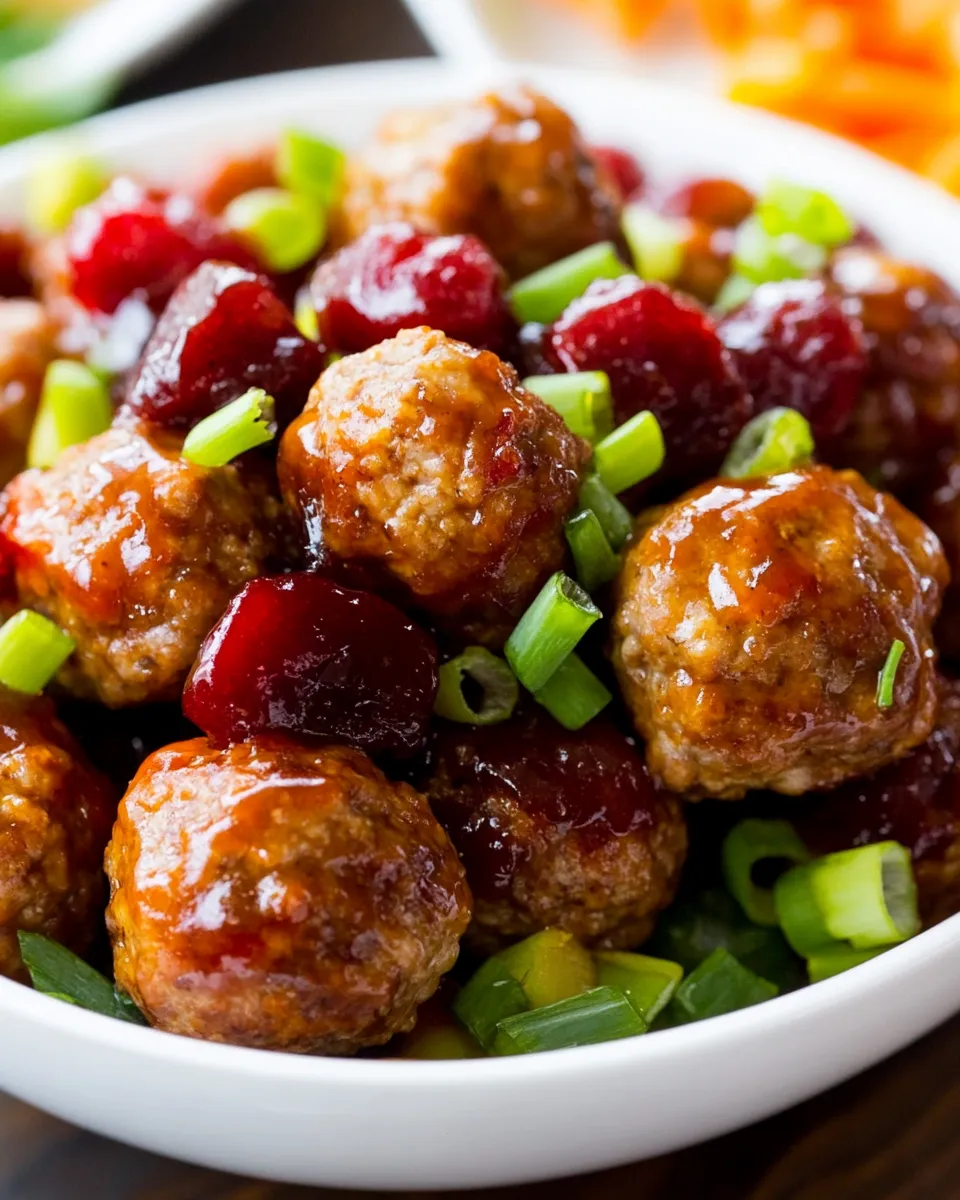 Cranberry BBQ Meatballs - Image 5
