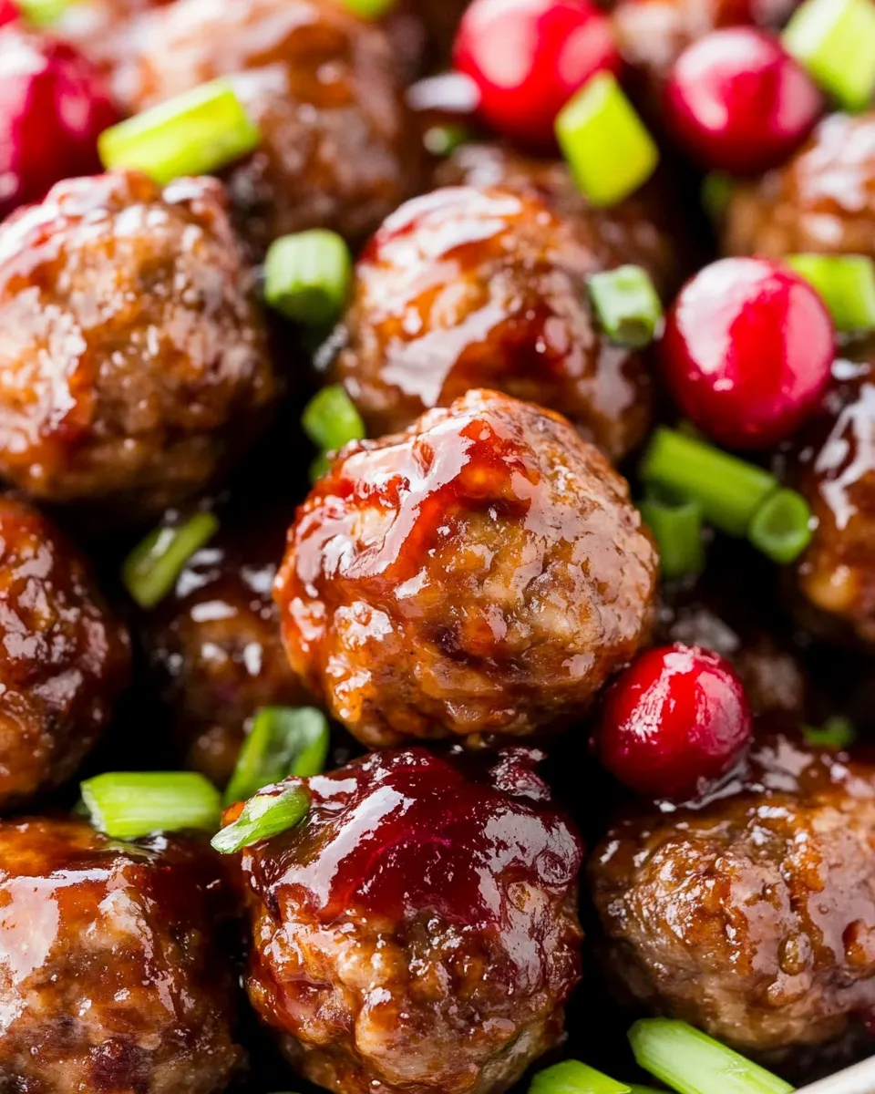 Cranberry BBQ Meatballs - Image 2