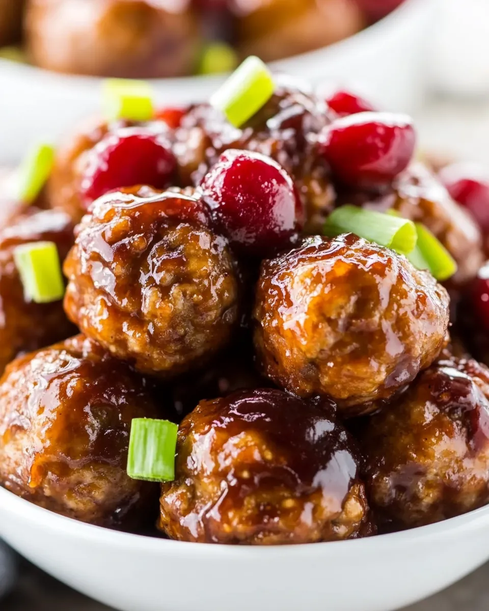 Cranberry BBQ Meatballs - Image 4