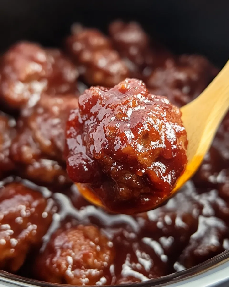 Cranberry Meatballs (Slow Cooker) - Image 2
