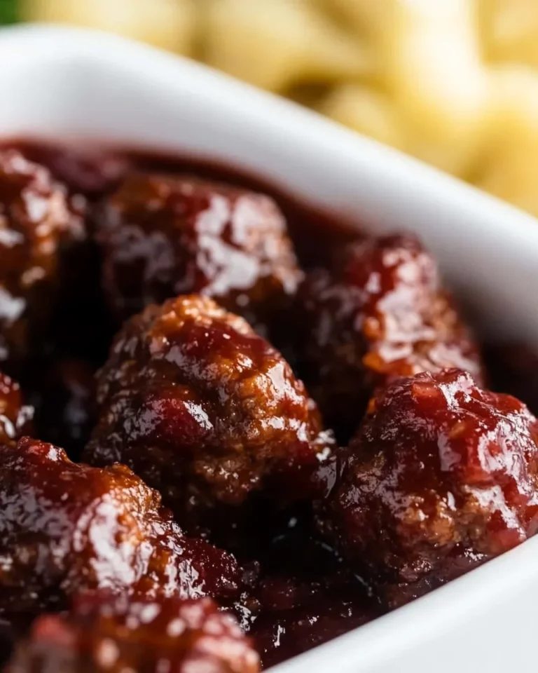 Cranberry Meatballs Slow Cooker1