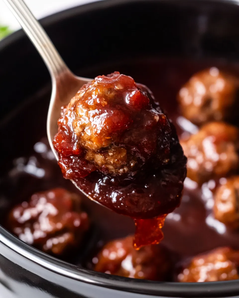 Cranberry Meatballs (Slow Cooker) - Image 5