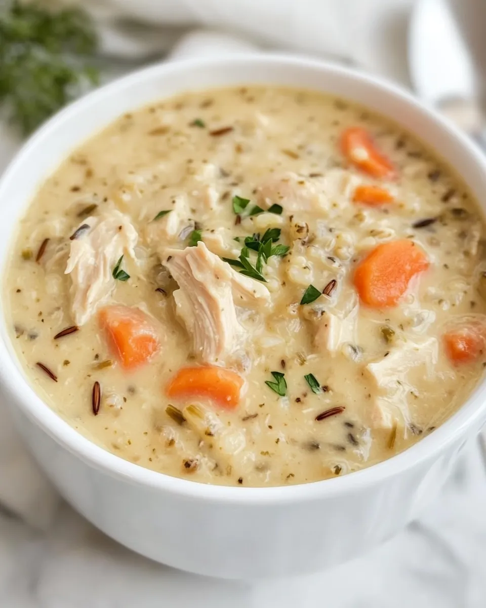 Creamy Chicken and Wild Rice Soup - Image 4