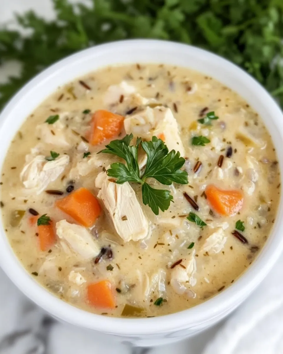 Creamy Chicken and Wild Rice Soup - Image 3