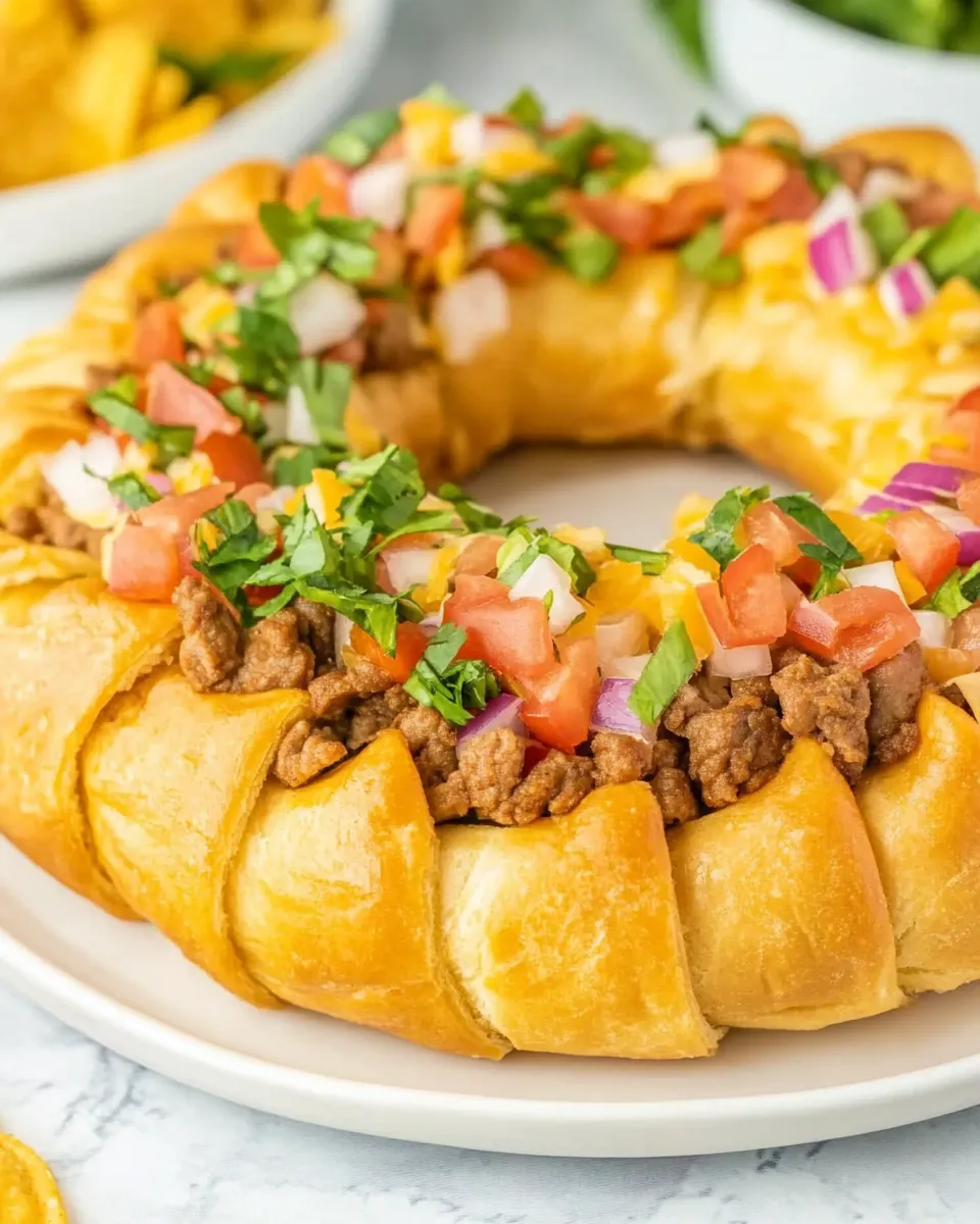 Crescent Roll Taco Ring - Image 4