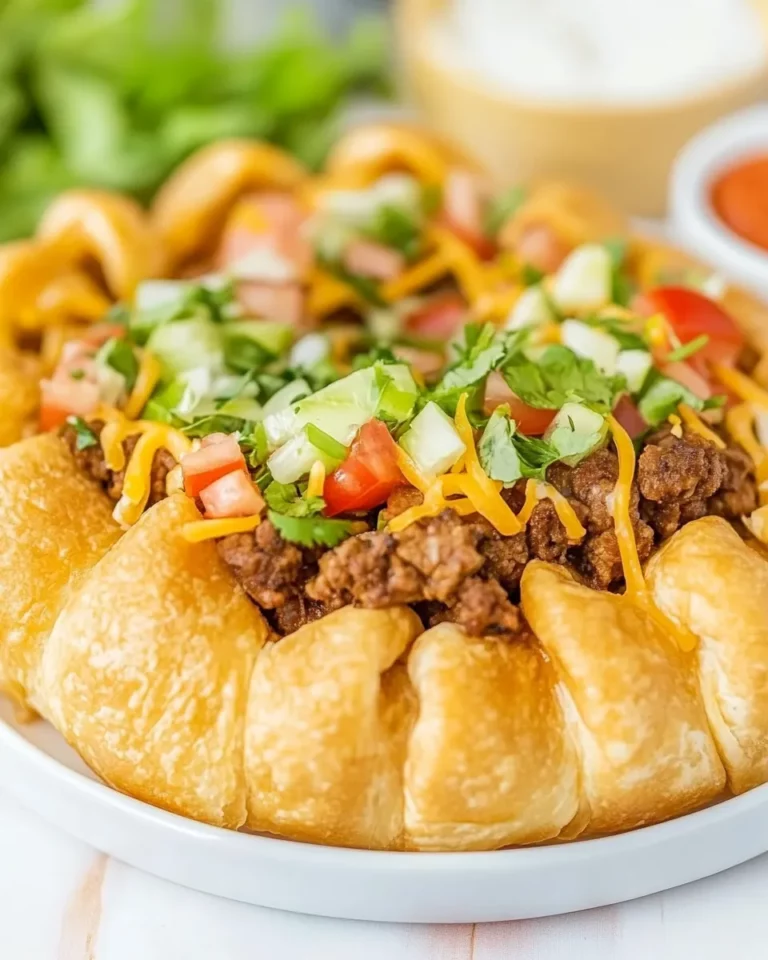 Crescent Roll Taco Ring2