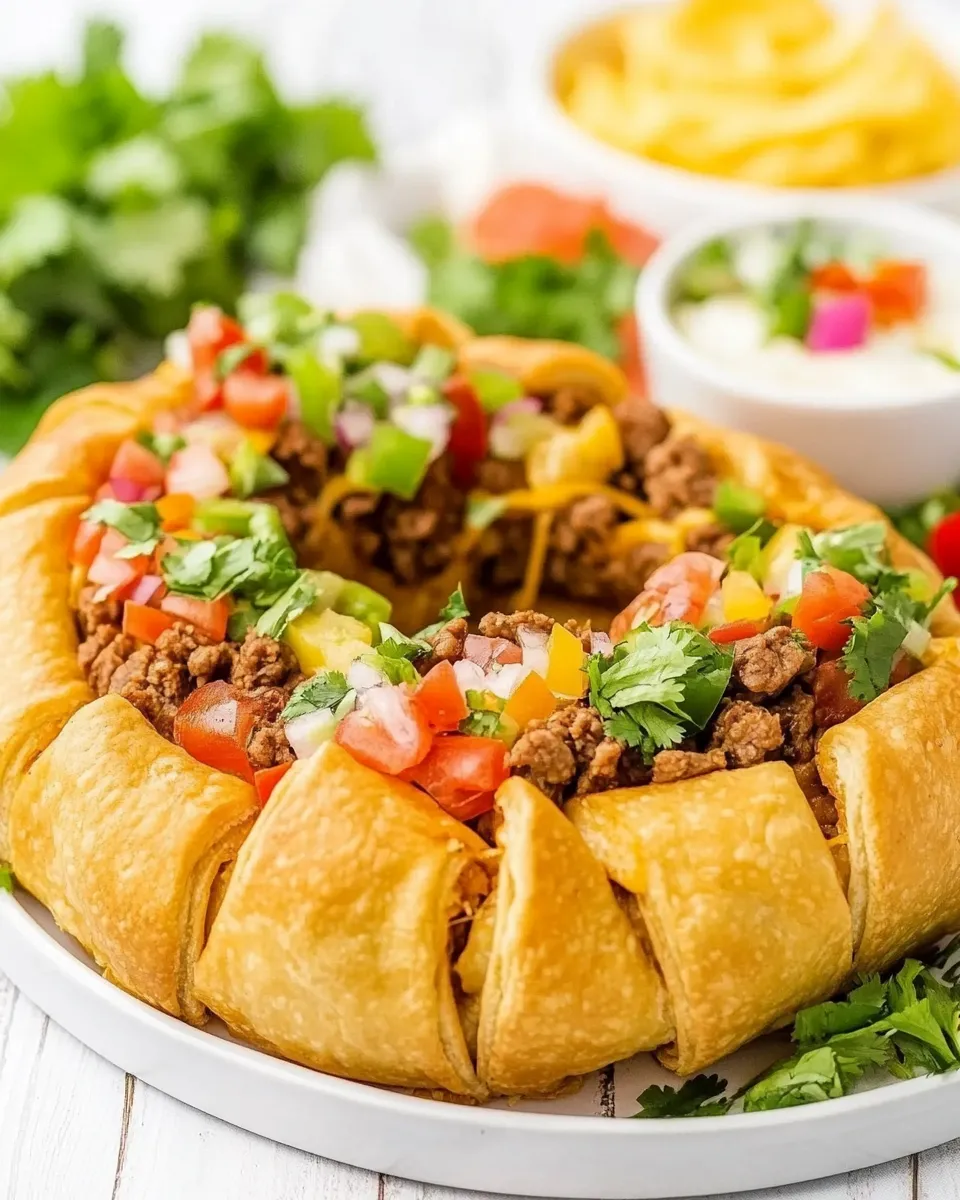 Crescent Roll Taco Ring - Image 2