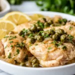 Crock Pot Lemon Italian Chicken With Capers