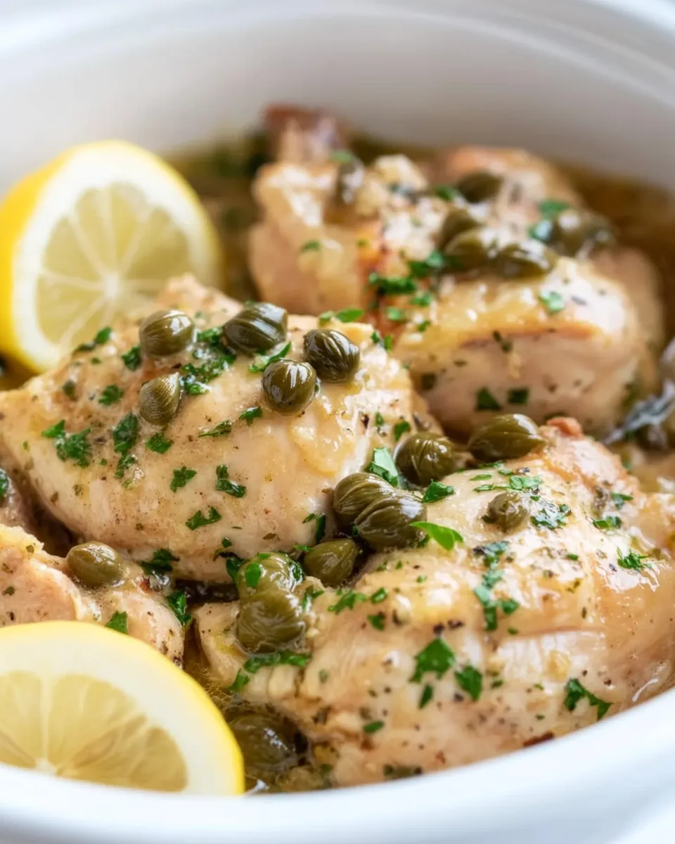 Crock Pot Lemon Italian Chicken with Capers - Image 6