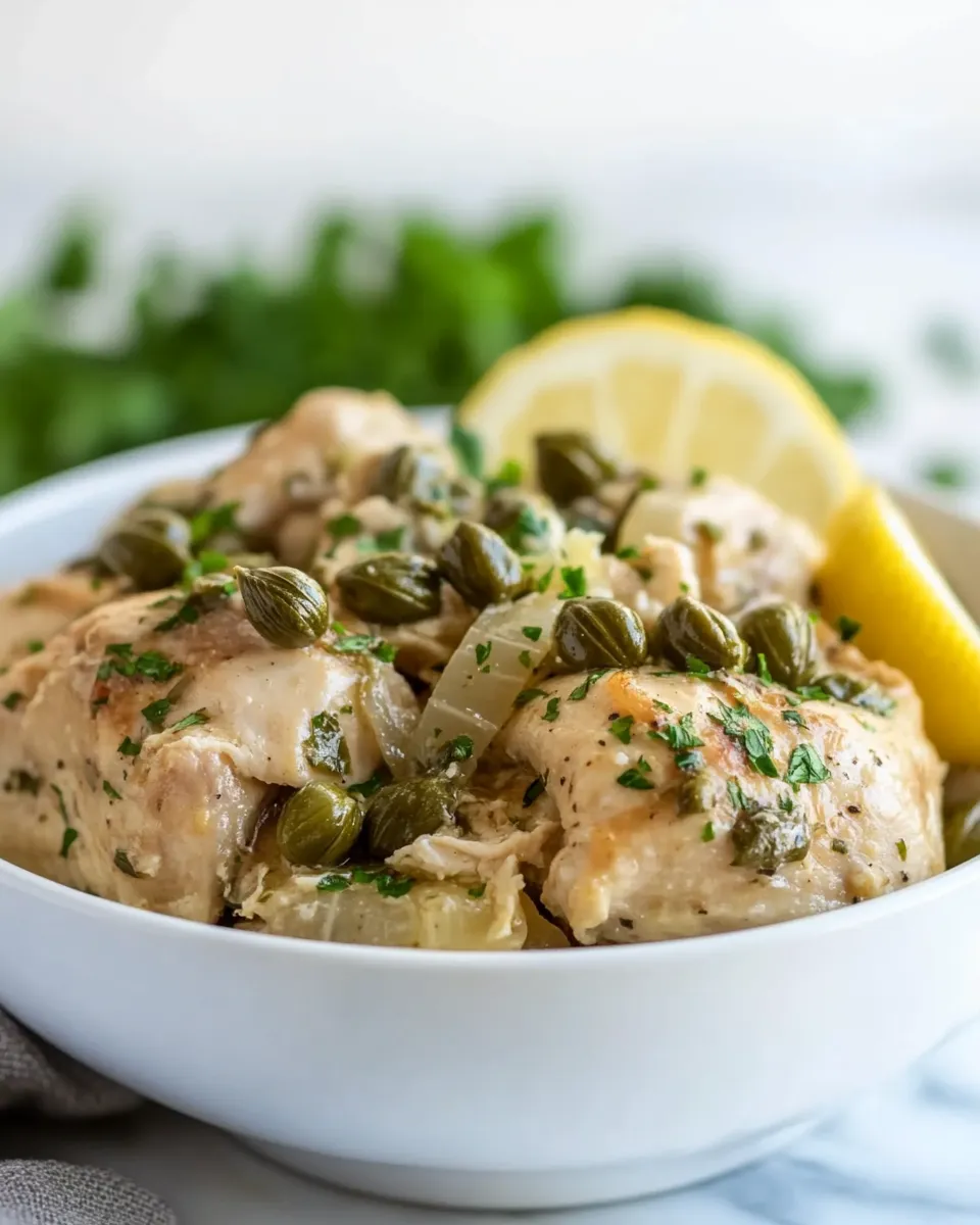 Crock Pot Lemon Italian Chicken with Capers - Image 5