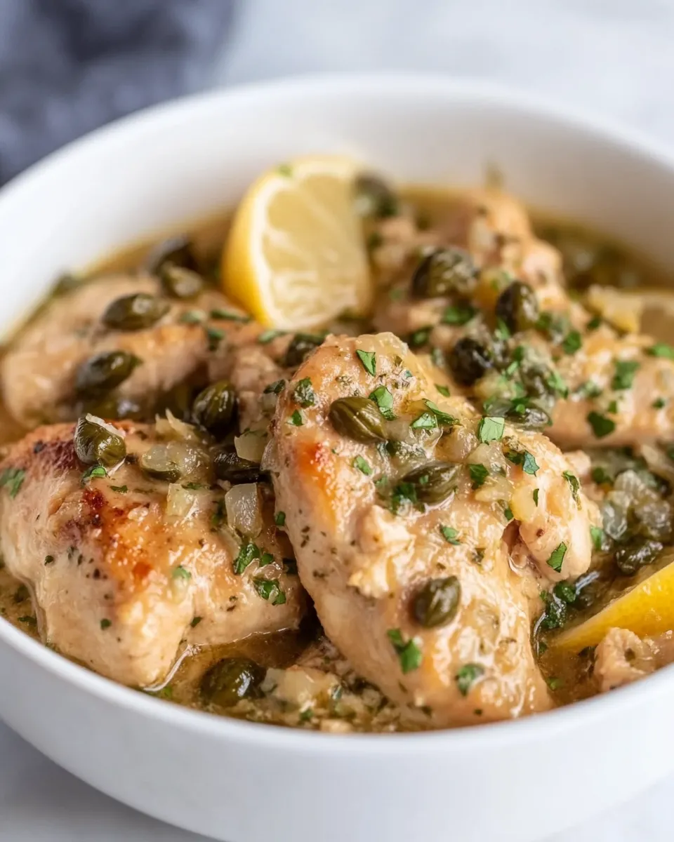 Crock Pot Lemon Italian Chicken with Capers - Image 4