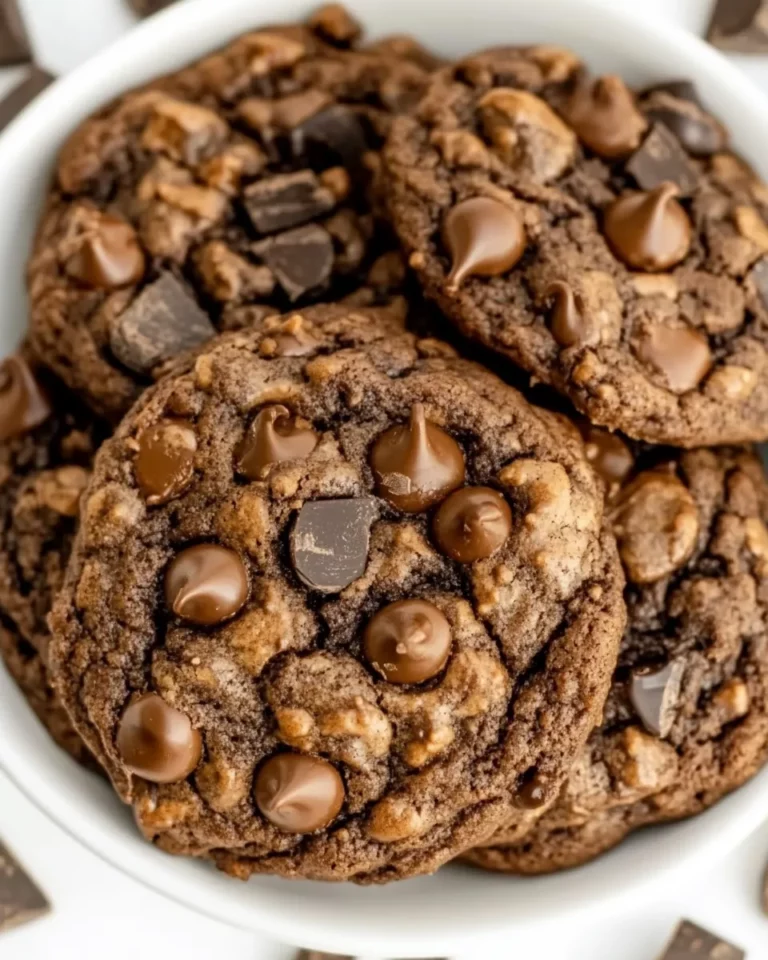 Double Chocolate Brownie Cookies1