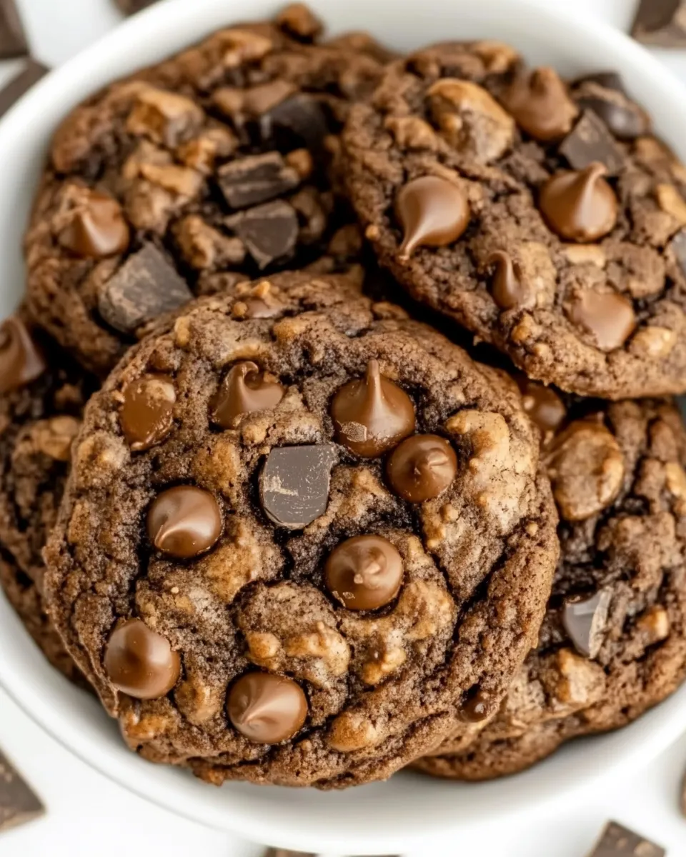 Double Chocolate Brownie Cookies1