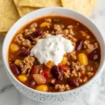 Easy Three Bean Turkey Chili2