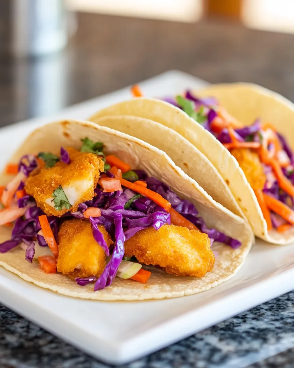 Fish Tacos with Red Cabbage Slaw - Image 2