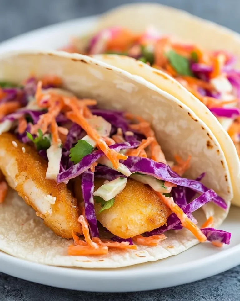 Fish Tacos With Red Cabbage Slaw4