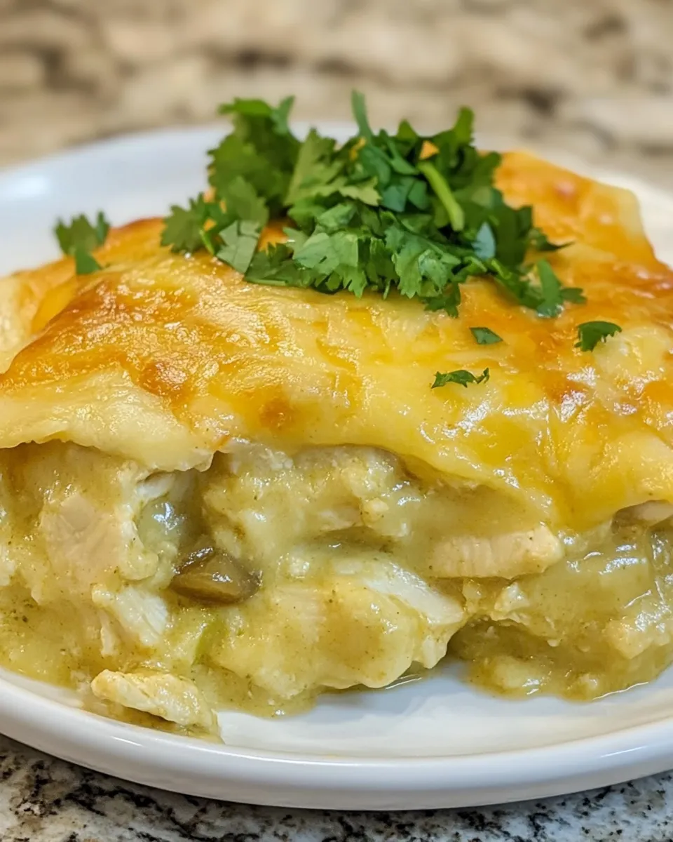 Green Chili Chicken Enchilada Casserole - Image 3