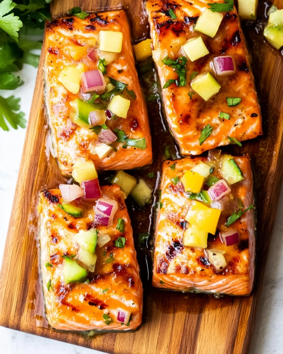 Hawaiian Grilled Salmon Fillets - Image 4