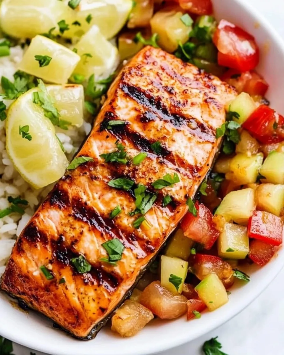 Hawaiian Grilled Salmon Fillets - Image 3
