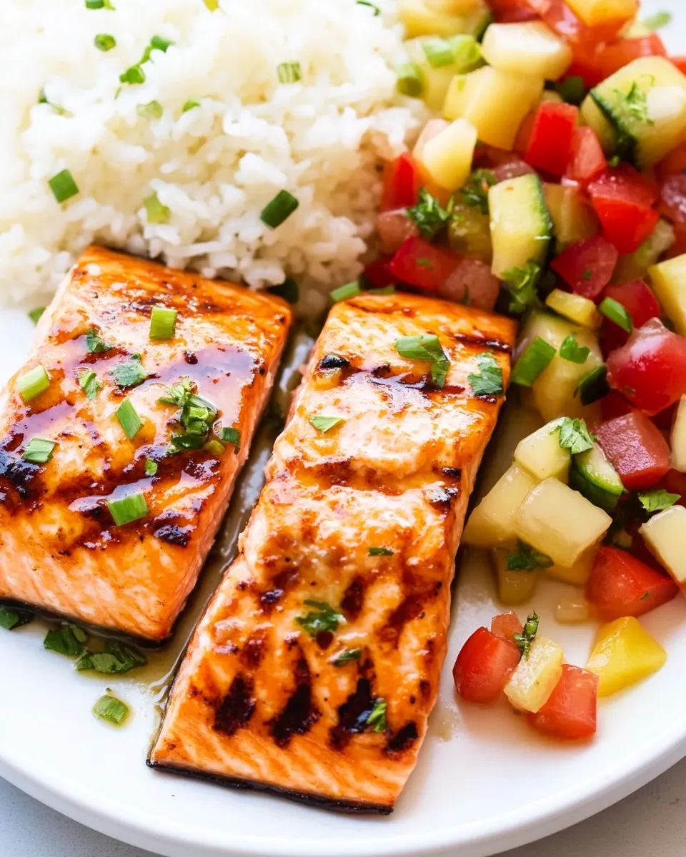 Hawaiian Grilled Salmon Fillets - Image 2