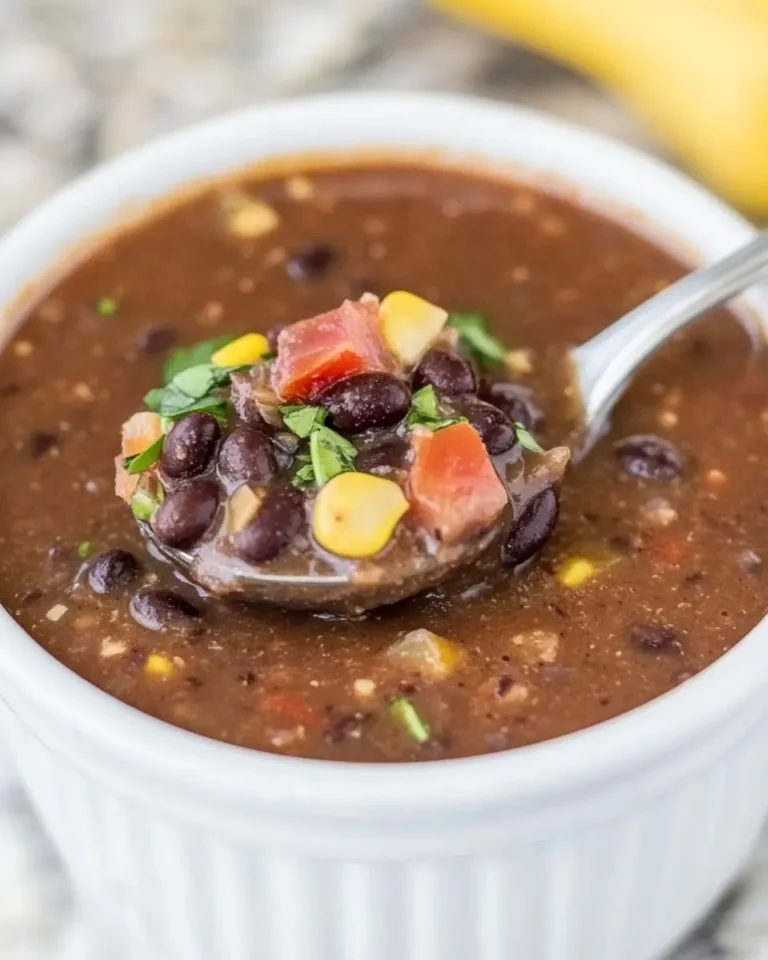 Homemade Black Bean Soup Recipe3