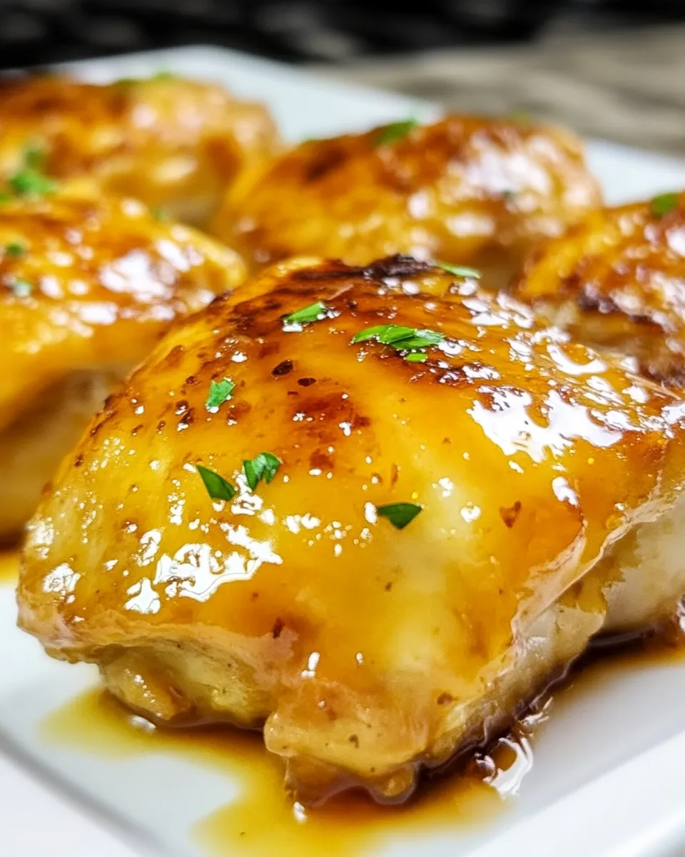Honey Garlic Chicken Thighs - Image 6