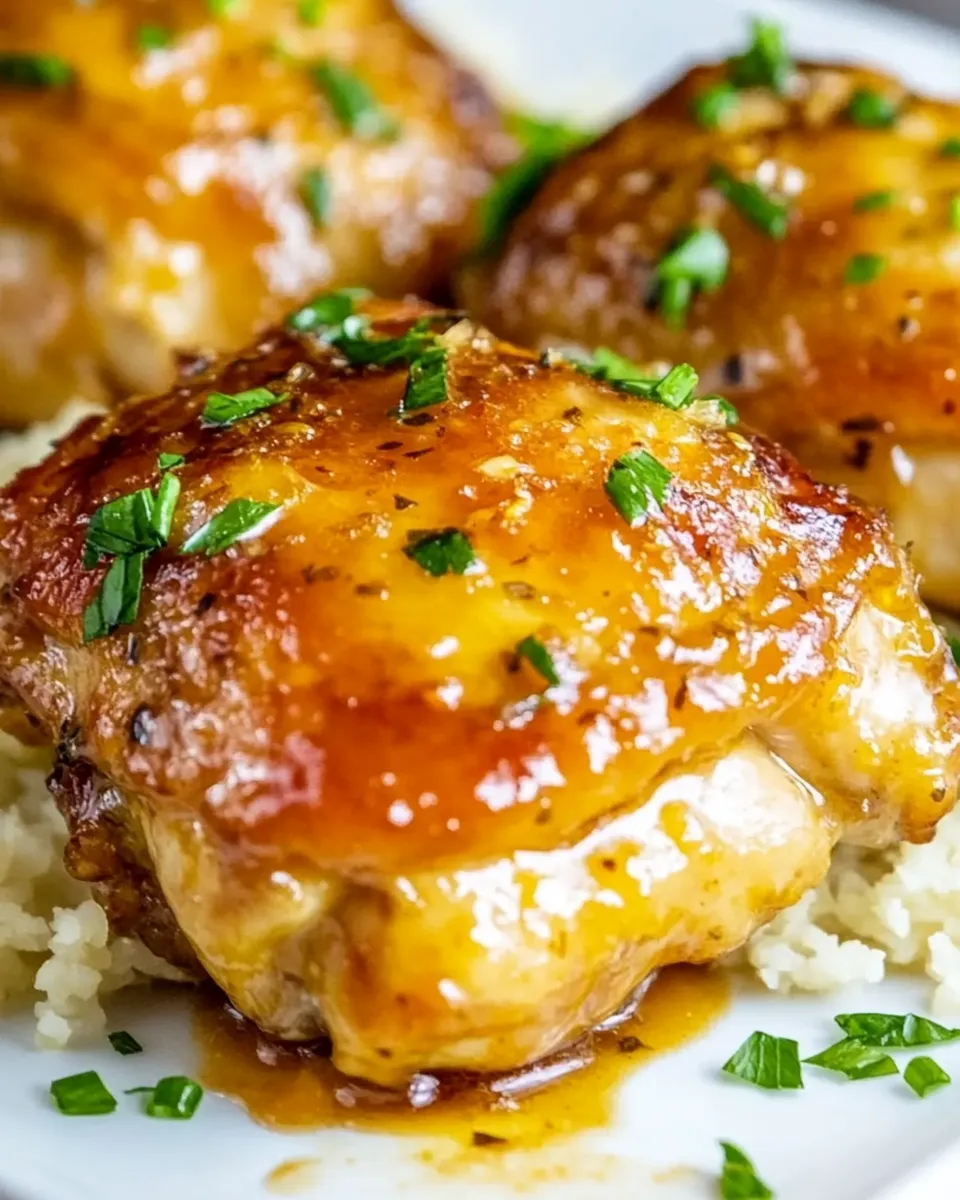 Honey Garlic Chicken Thighs - Image 2