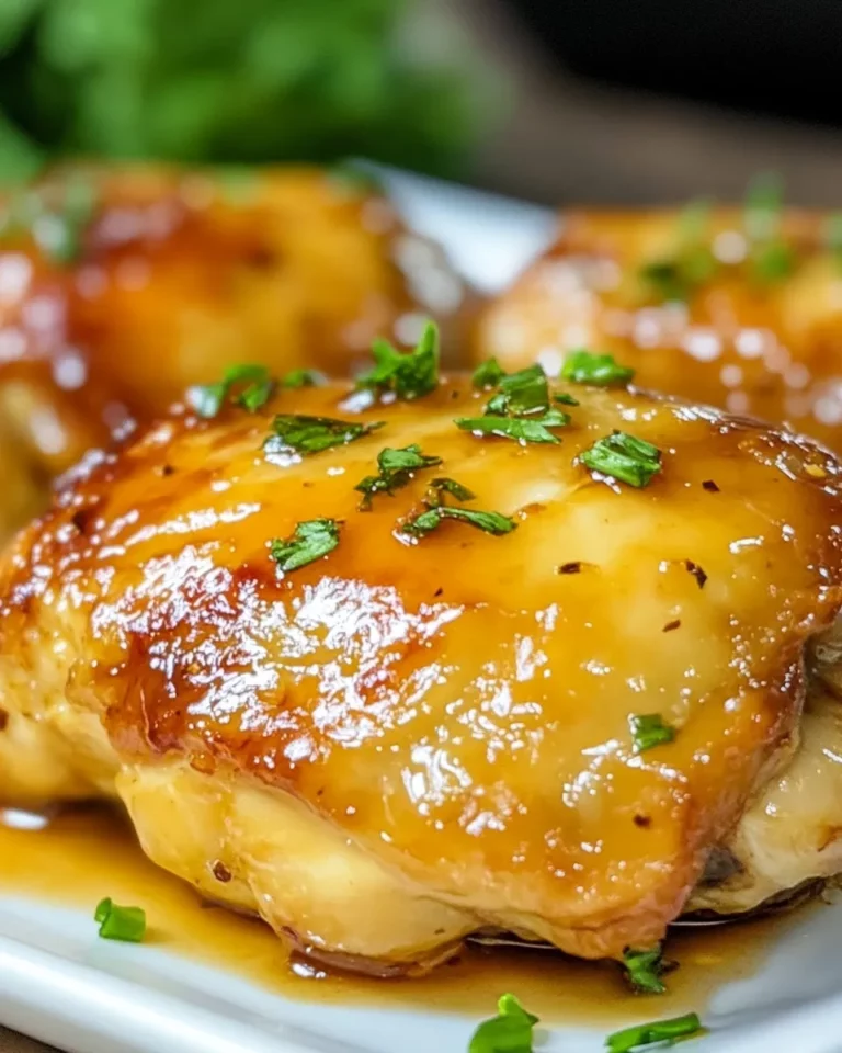 Honey Garlic Chicken Thighs5