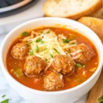 Instant Pot Meatball Soup
