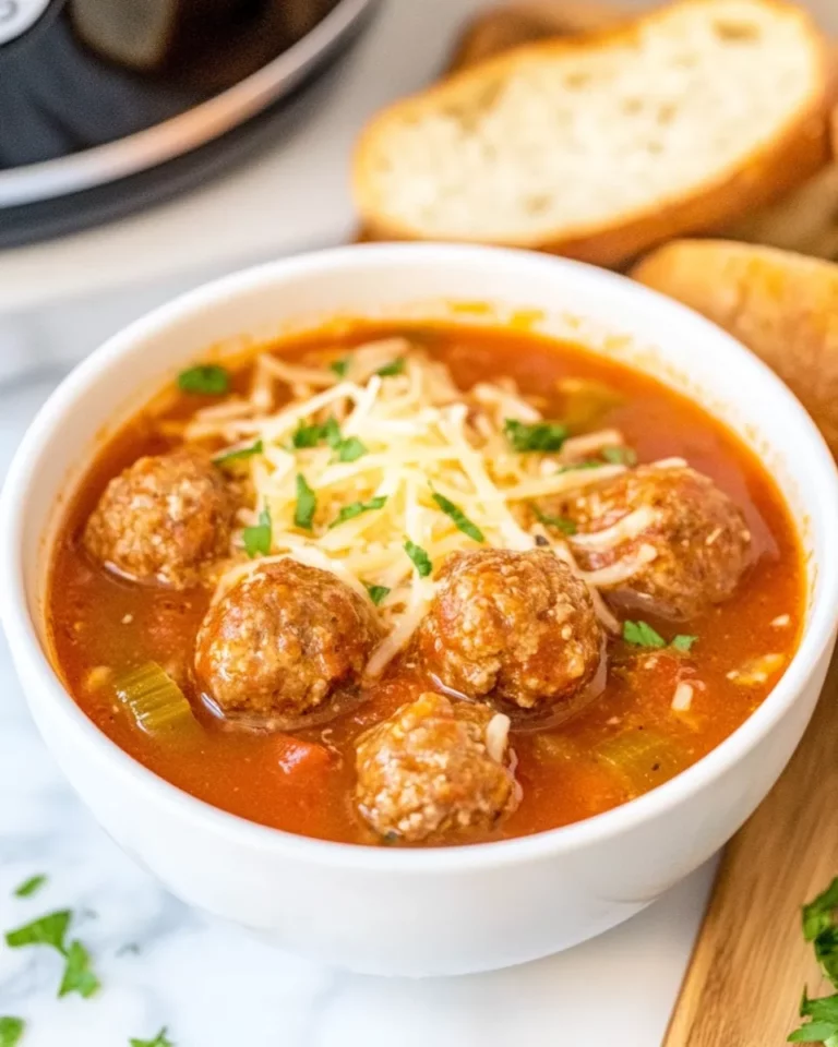 Instant Pot Meatball Soup