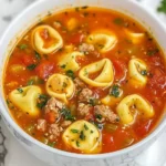 Instant Pot Tortellini Soup With Italian Sausage
